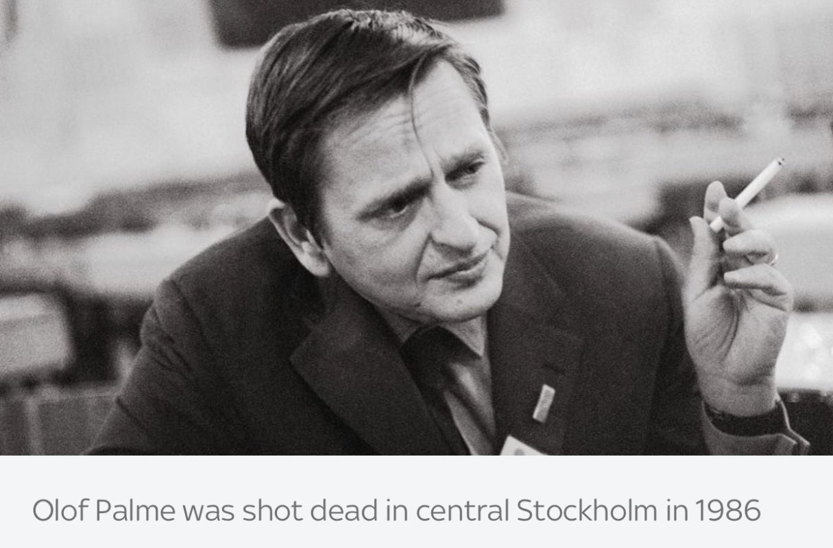 Olof Palme Is The 34 Year Mystery Of Who Killed Swedens Pm About To Be Solved Lars Karlsson 